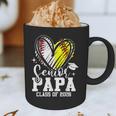Senior Papa Class Of 2026 Baseball Softball Graduation Heart Graphic Print Coffee Mug