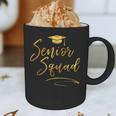 Senior Squad Graduation With Golden Cap Team Graphic Print Coffee Mug
