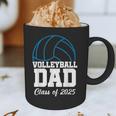 Senior Volleyball Dad Class Of 2025 Graduation Graduate Graphic Print Coffee Mug