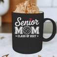 Senior Volleyball Mom Class Of 2027 Graduation Graduate Graphic Print Coffee Mug