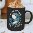 Shark Don’t Like People Antisocial Introvert Graphic Print Coffee Mug