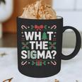 What The Sigma Christmas Party Outfit For Introverts Graphic Print Coffee Mug What The Sigma Christmas Party Outfit For Introverts Graphic Print Coffee Mug
