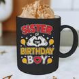 Sister Of The Birthday Boy Family Matching Dad Mom Graphic Print Coffee Mug