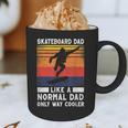 Skateboard Like A Normal Dad Vintage 80S 90S Retro Graphic Print Coffee Mug