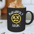 Socially Awkward Introvert Social Anxious Awkwardly Social Graphic Print Coffee Mug