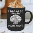 Solitude Introverts I Wanna Be Where The People Aren't Graphic Print Coffee Mug Solitude Introverts I Wanna Be Where The People Aren't Graphic Print Coffee Mug