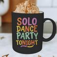 Solo Dance Party Tonight Singles Introvert Humor Graphic Print Coffee Mug Solo Dance Party Tonight Singles Introvert Humor Graphic Print Coffee Mug