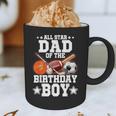 All Star Dad Of The Birthday Boy Basketball Soccer Sport Graphic Print Coffee Mug