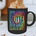 Straight Outta 5th Grade Class Of 2022 School Graduation Graphic Print Coffee Mug