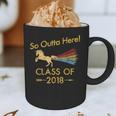 STRAIGHT OUTTA HIGH SCHOOL 2018 Grad Graduation Shirt Graphic Print Coffee Mug