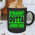 Straight Outta Junior High School Graduation T-Shirt Graphic Print Coffee Mug