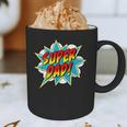 Super Dad Comic Book Superhero Father's Day Graphic Print Coffee Mug