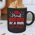 Super Proud Bonus Sister Of 2025 Graduate Graduation Family Graphic Print Coffee Mug