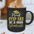 Super Proud Step Dad Of 2025 Graduate Graduation Family Graphic Print Coffee Mug