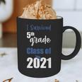 I Survived 5th Grade Class Of 2021 Quarantined Graduation 2 Graphic Print Coffee Mug