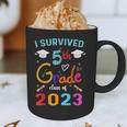 I Survived 5th Grade Graduation Class 2023 Elementary Graphic Print Coffee Mug