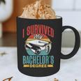 I Survived My Bachelor's Degree Party Bachelor Graduation Graphic Print Coffee Mug