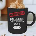 I Survived College Decision Day Graduation Class Of 25 Graphic Print Coffee Mug