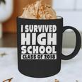 I Survived High School Class Of 2018 Graduation Graphic Print Coffee Mug