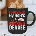 I Survived My Mom's Nursing Degree Graduation Day 2026 Graphic Print Coffee Mug