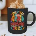 I Survived Nursing School Class Of 2025 Proud Graduation Graphic Print Coffee Mug
