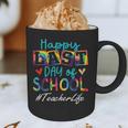 Teacher Happy Last Day Of School Women Men Graduation Graphic Print Coffee Mug
