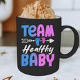 Team Healthy Baby Gender Reveal Pregnancy Mom Dad Graphic Print Coffee Mug