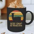 Test Day No Probllama Silhouette Teacher Student Graduation Graphic Print Coffee Mug