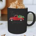 Tis The Season Holiday Nostalgia Red Truck Graphic Print Coffee Mug