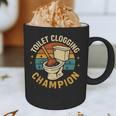 Toilet Clogging Champion Bathroom Humor Dad Jokes Graphic Print Coffee Mug Toilet Clogging Champion Bathroom Humor Dad Jokes Graphic Print Coffee Mug