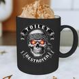 Toilet Destroyer Poop Jokes Dad Humor Poop Diarrhea Graphic Print Coffee Mug