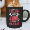 My Toolbox Costs More Than Your Car Mechanic Dad Rrepair Guy Graphic Print Coffee Mug