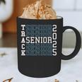 Track Senior Night Track Senior 2025 Graduation 50 Graphic Print Coffee Mug