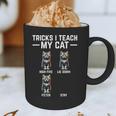 Tricks I Teach My Cat Cat Owner Kitten Dad Mom Kitty Graphic Print Coffee Mug