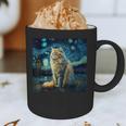 Van Gogh Starry Night Cat For Cat Lover Cat Mom And Cat Dad Graphic Print Coffee Mug
