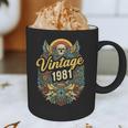 Vintage 1981 Retro Badge Nostalgia Eighties Compass Skull Graphic Print Coffee Mug Vintage 1981 Retro Badge Nostalgia Eighties Compass Skull Graphic Print Coffee Mug