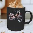 Vintage Bicycle With Playing Cards Nostalgia Graphic Print Coffee Mug