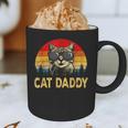 Vintage Cat Daddy Cat Lover Cat Dad Fathers Graphic Print Coffee Mug
