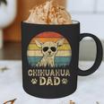 Vintage Chihuahua Dad Dog Lovers Father's Day Tee Graphic Print Coffee Mug