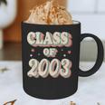 Vintage Class Of 2003 03 High School Graduation Graphic Print Coffee Mug
