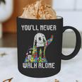 Vintage Father Son Family Autistic Kids Autism Awareness Dad Graphic Print Coffee Mug