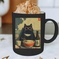 Vintage Japanese Cat Ramen Cat Dad Retro Graphic Women Graphic Print Coffee Mug Vintage Japanese Cat Ramen Cat Dad Retro Graphic Women Graphic Print Coffee Mug