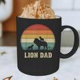 Vintage Lion Dad Father Grandpa Father's Day Graphic Print Coffee Mug
