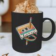 Vintage Pencil Rewind Cassette Tape Nostalgia Party 80s 90s Graphic Print Coffee Mug