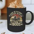 Vintage Please Be Patient With Me I'm From The 1900s Wagon Graphic Print Coffee Mug