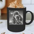 Vintage Poodle Selfie With UFO Alien Photobooth Dog Mom Dad Graphic Print Coffee Mug