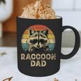 Vintage Raccoon Dad Raccoon Lovers Daddy Father's Day Graphic Print Coffee Mug