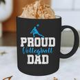 Volleyball Player Team Dad Father Proud Volleyball Dad Graphic Print Coffee Mug