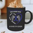 I Wear Blue In Memory Of My Grandpa Colon Cancer Awareness Graphic Print Coffee Mug
