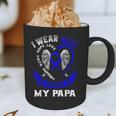 I Wear Blue In Memory Of Papa Colon Cancer Awareness Shirts Graphic Print Coffee Mug